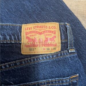Levi's Slim Fit Dark Blue Jeans